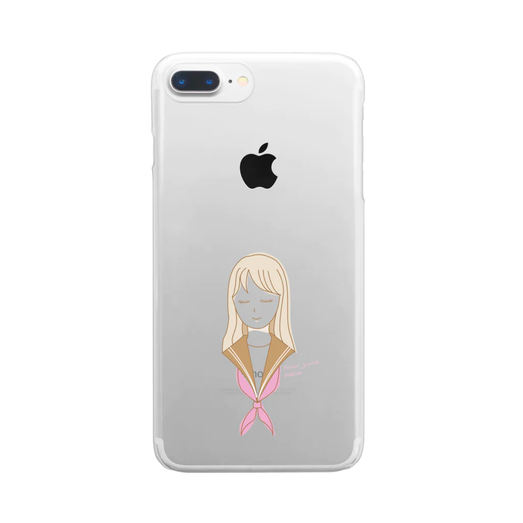 kotyae★roomのセーラー女子 Clear Smartphone Case