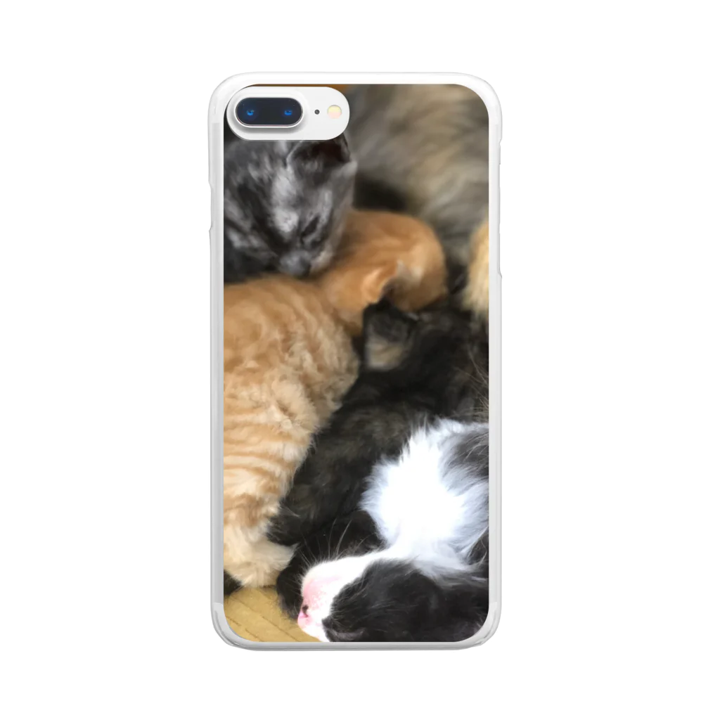 SKIPGIRL'SFRAMの子猫たち Clear Smartphone Case