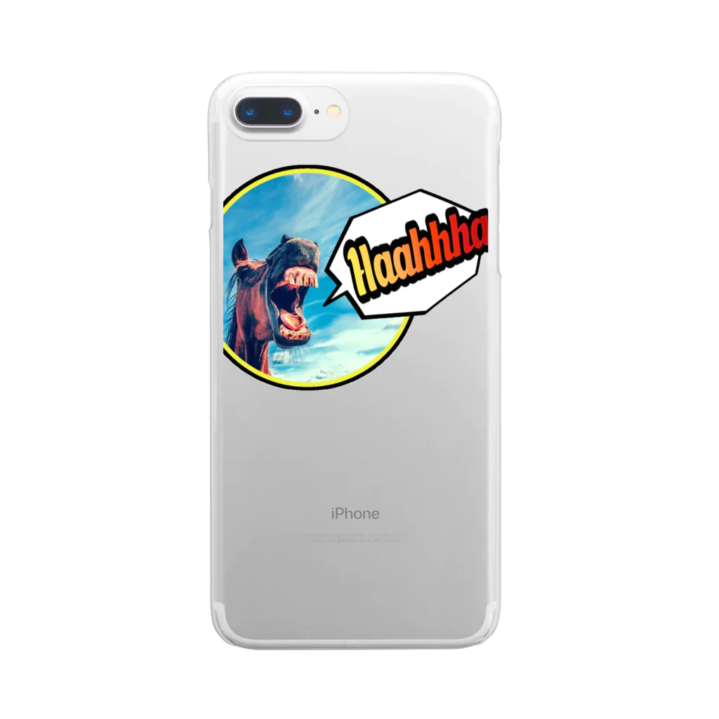 SHOP 318の馬来勝 Clear Smartphone Case