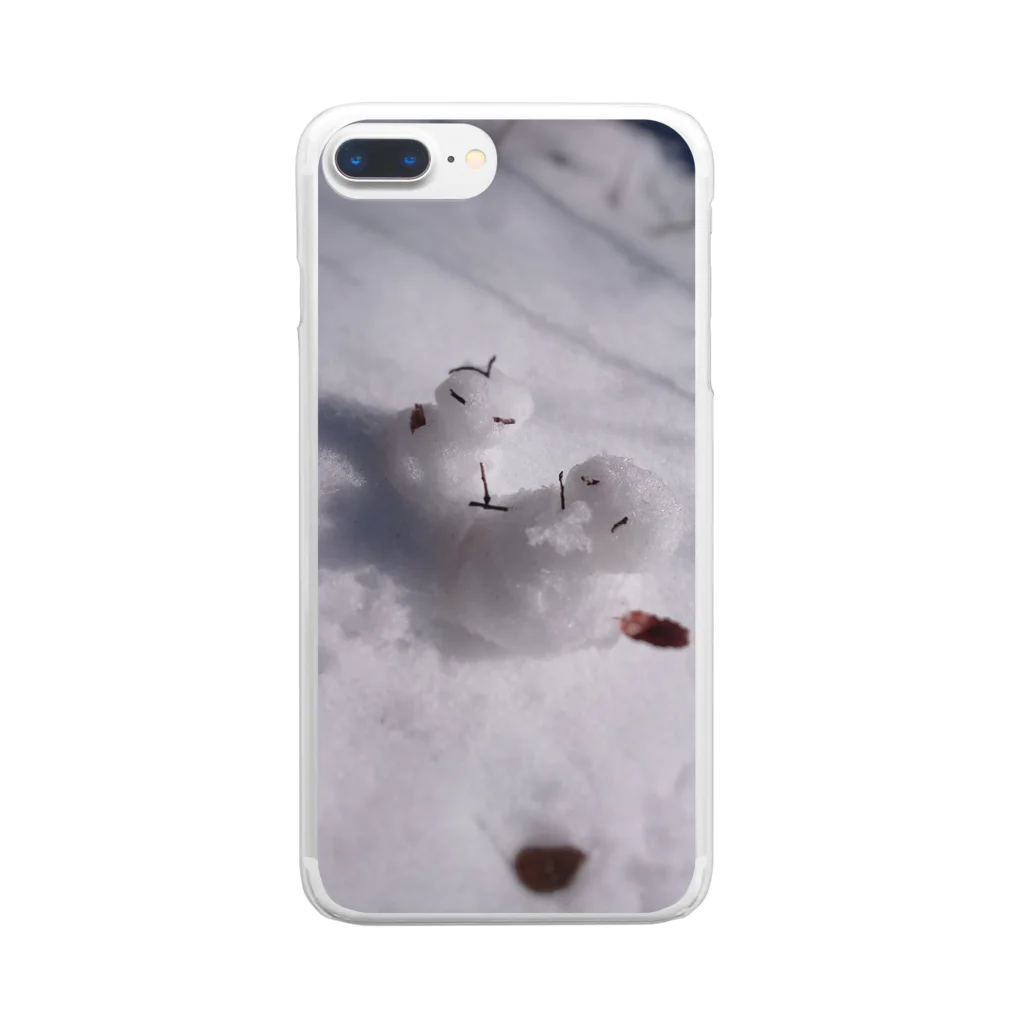 Milloのwinter Clear Smartphone Case