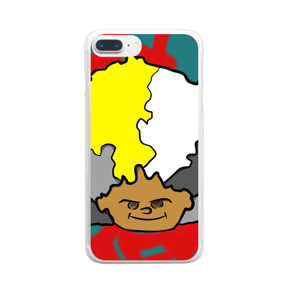 koooheiiのafro boy Clear Smartphone Case