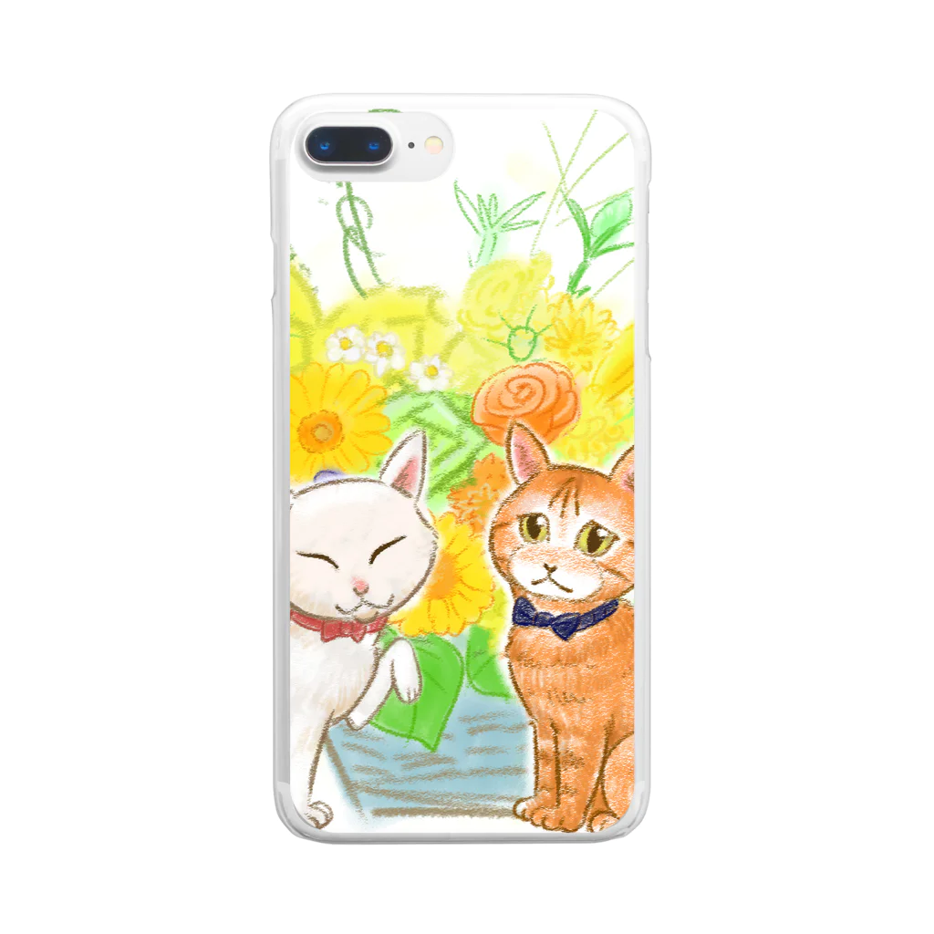 Jodlerin Sakura Kitagawa und die Edelweißmusikantenのちゃんでぃちゃんたち★ Clear Smartphone Case