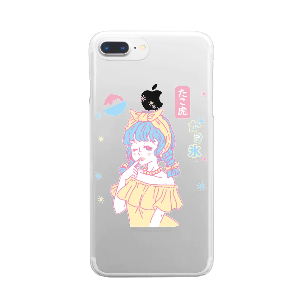 たこ虎しろちゃんのIce Clear Smartphone Case