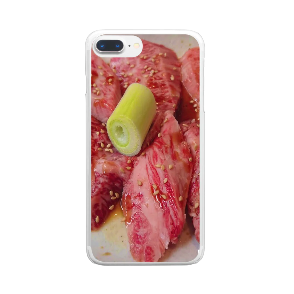 ミーミーショップのいつぞやのお肉 Clear Smartphone Case