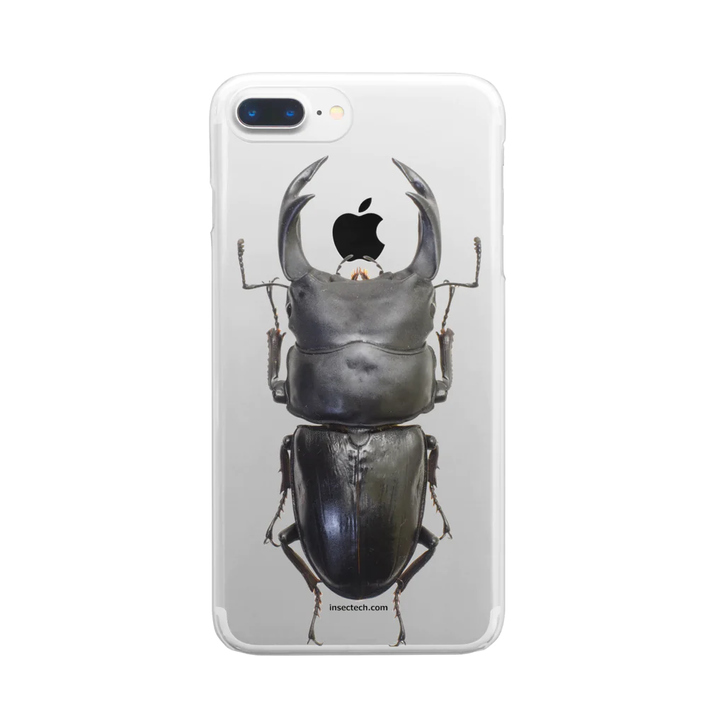 insectech.comのオオクワガタ Clear Smartphone Case