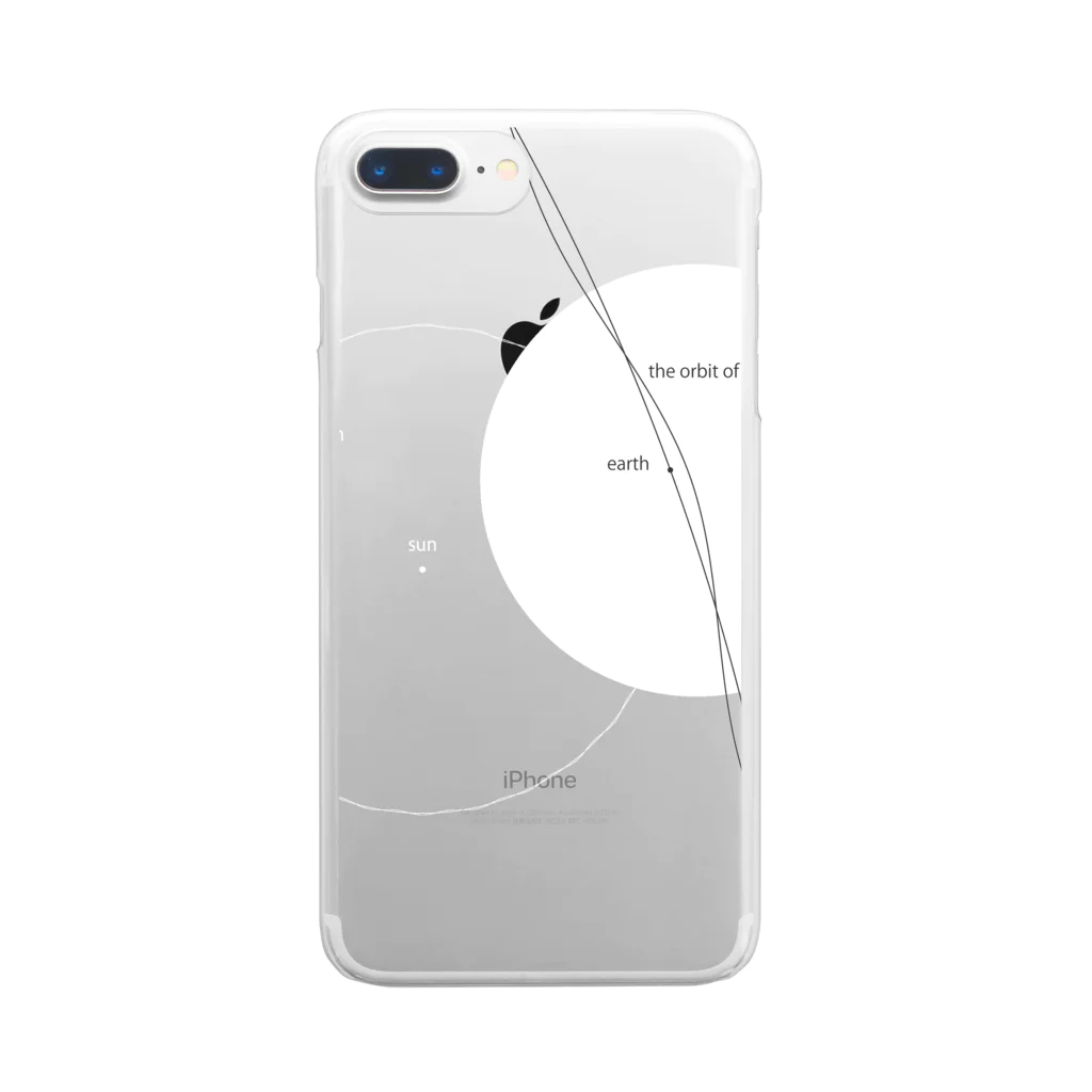 moii_の月の軌道 Clear Smartphone Case