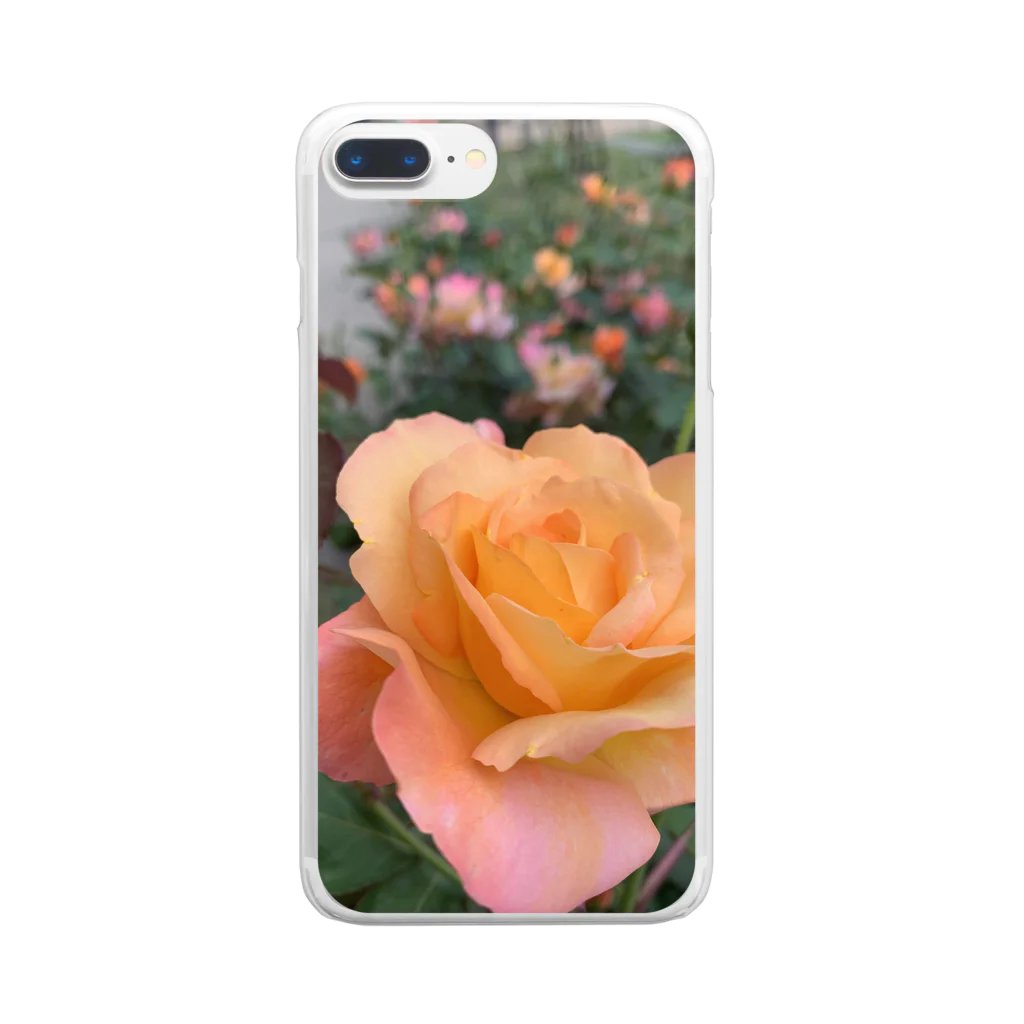 ageofwindow23のrose Clear Smartphone Case