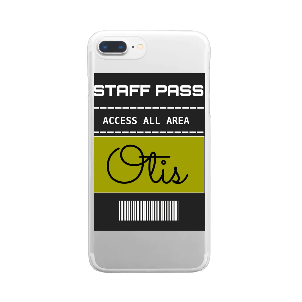 OtisのStaff pass Clear Smartphone Case