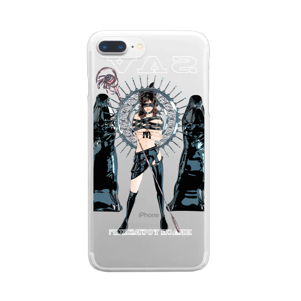 ANITEMP のＳＡＶ　ポジ Clear Smartphone Case