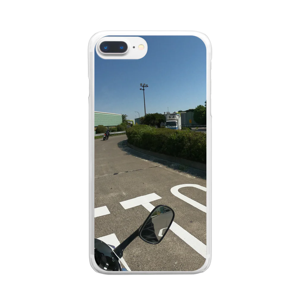 flat earthのETC Clear Smartphone Case