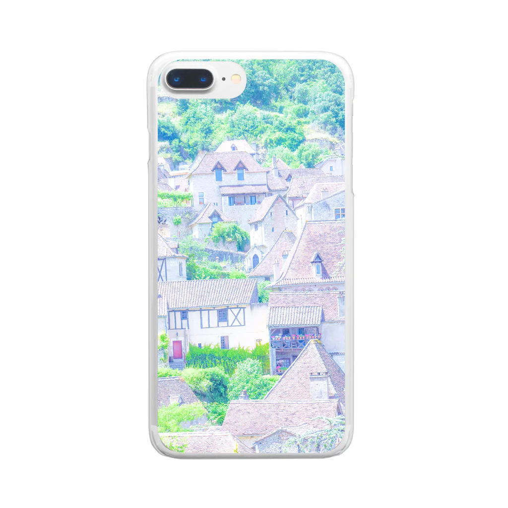 リンの工作室のフランスの美しい村　 Clear Smartphone Case