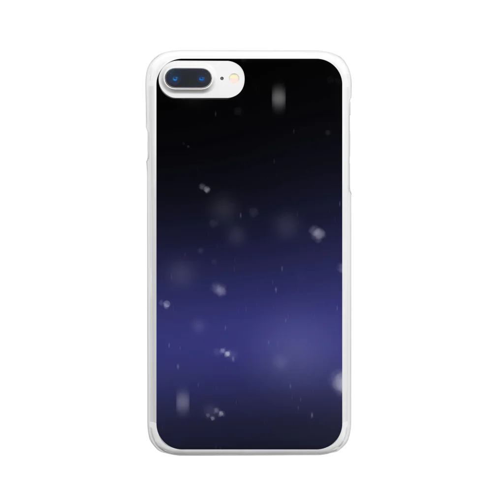 みずの雪 Clear Smartphone Case