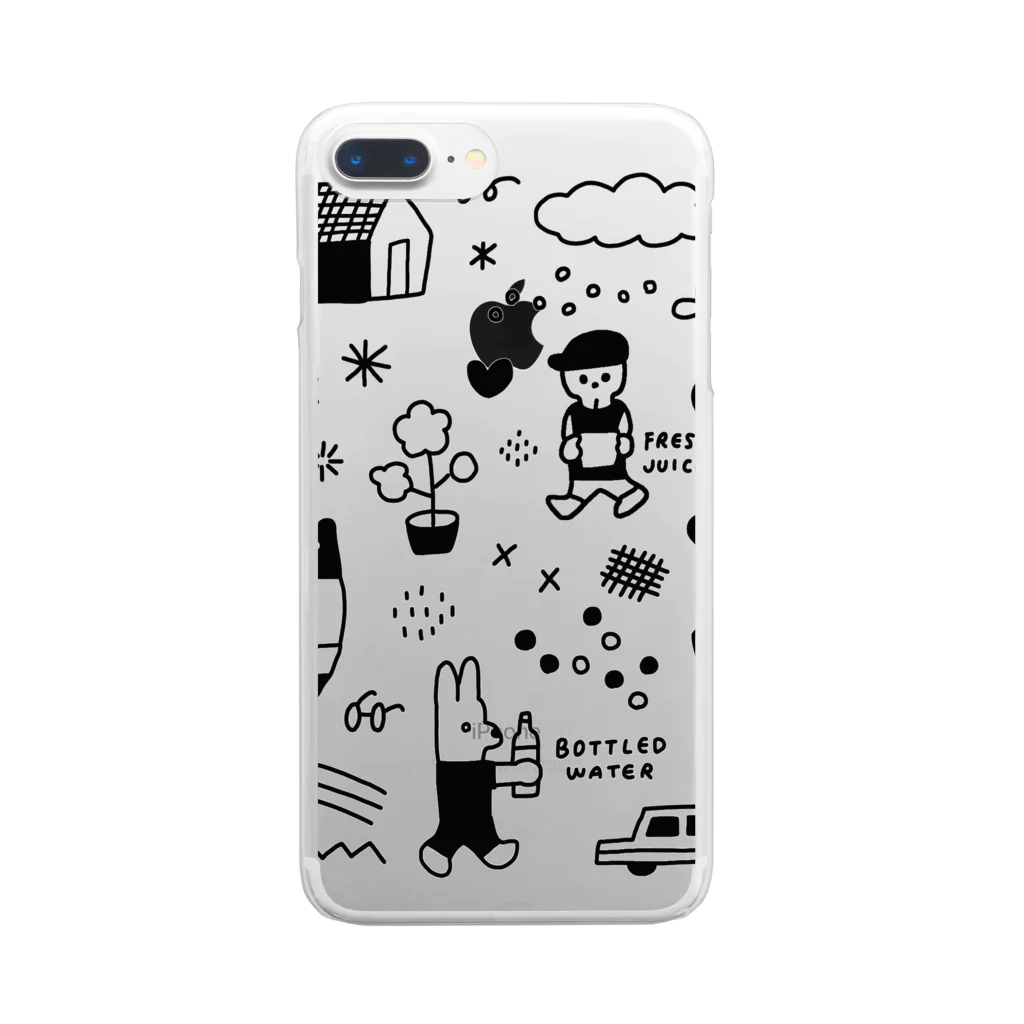 morieebooksのぶれいくたいむ Clear Smartphone Case