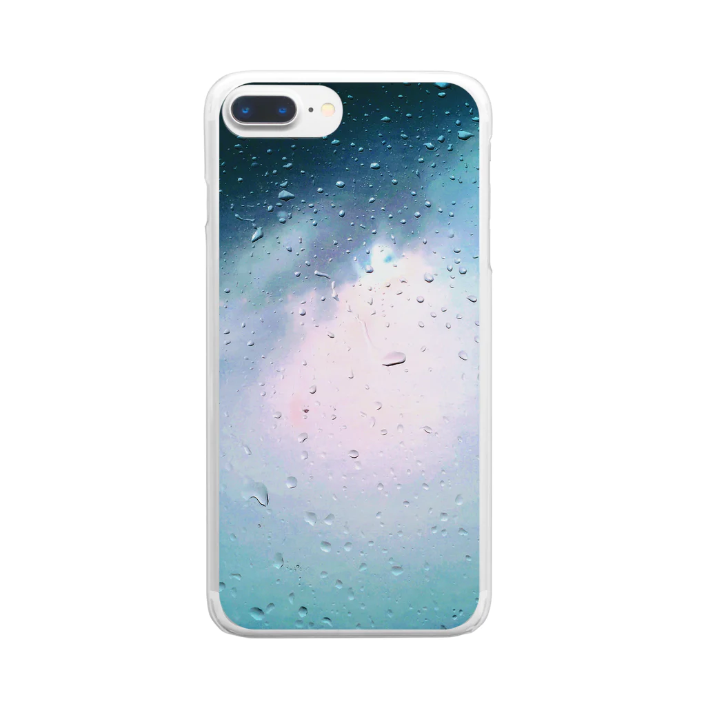 umulの雨の日 Clear Smartphone Case