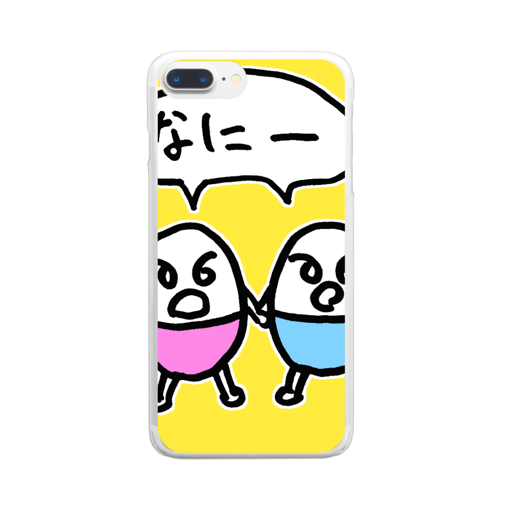 トマトマンのたまごブラザーズSURPRISE Clear Smartphone Case