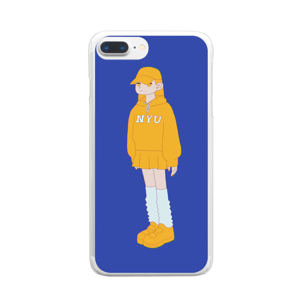 シーモ君のお店やさんのひよっこ Clear Smartphone Case