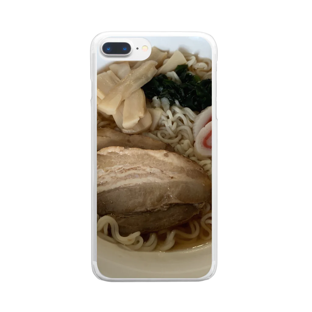 cherryの食いしん坊さんのらーめん Clear Smartphone Case