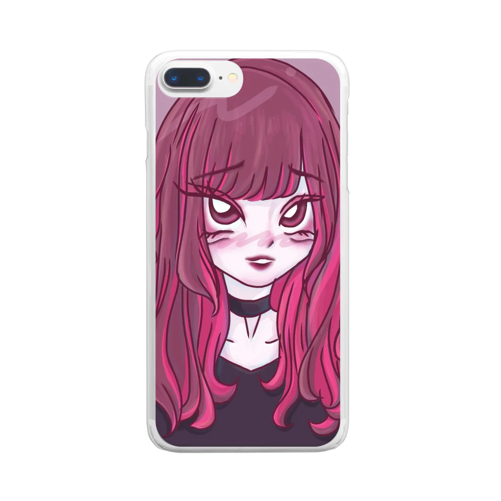 音戀 Neren.のインナーカラー Clear Smartphone Case