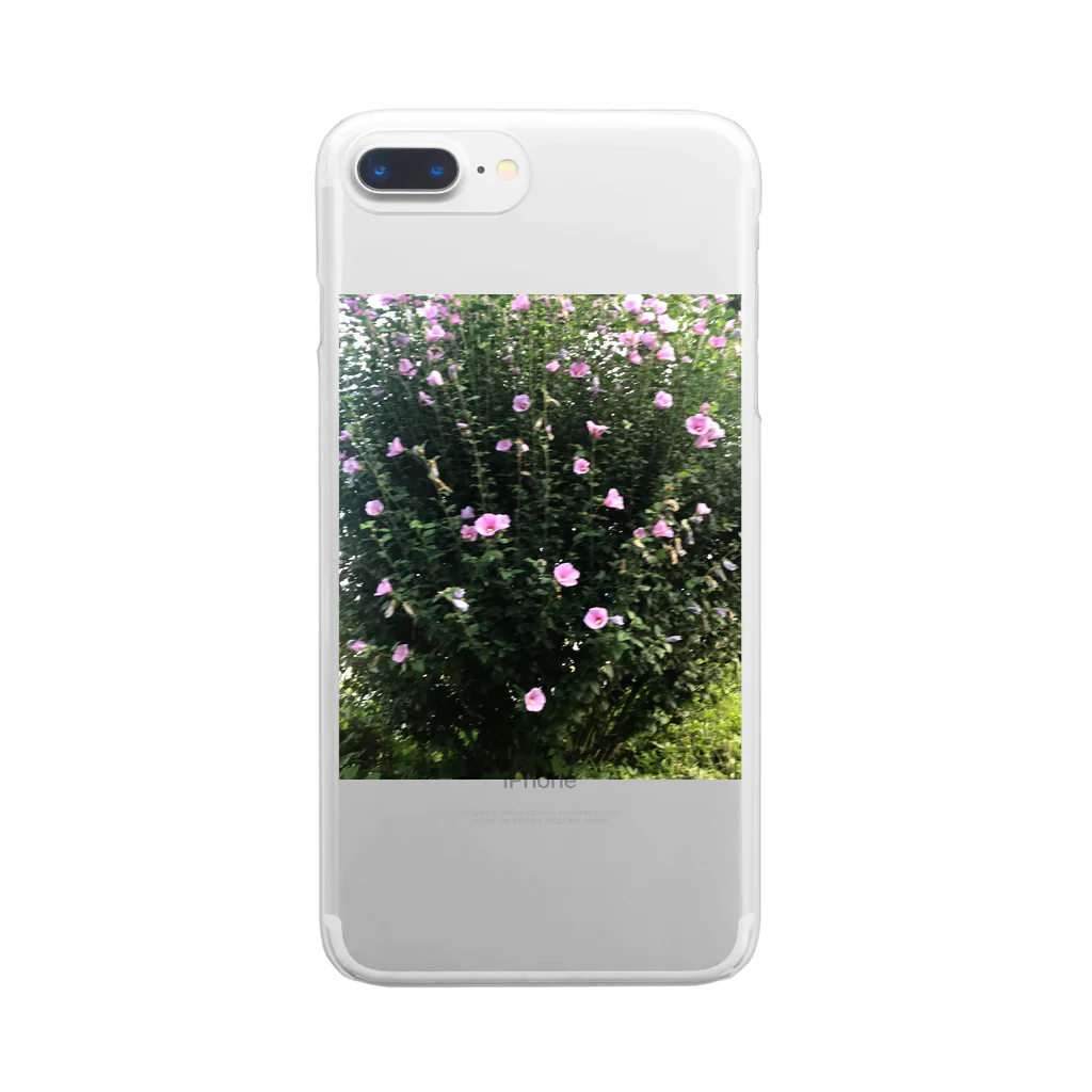 天ぷら・故のflower flower Clear Smartphone Case