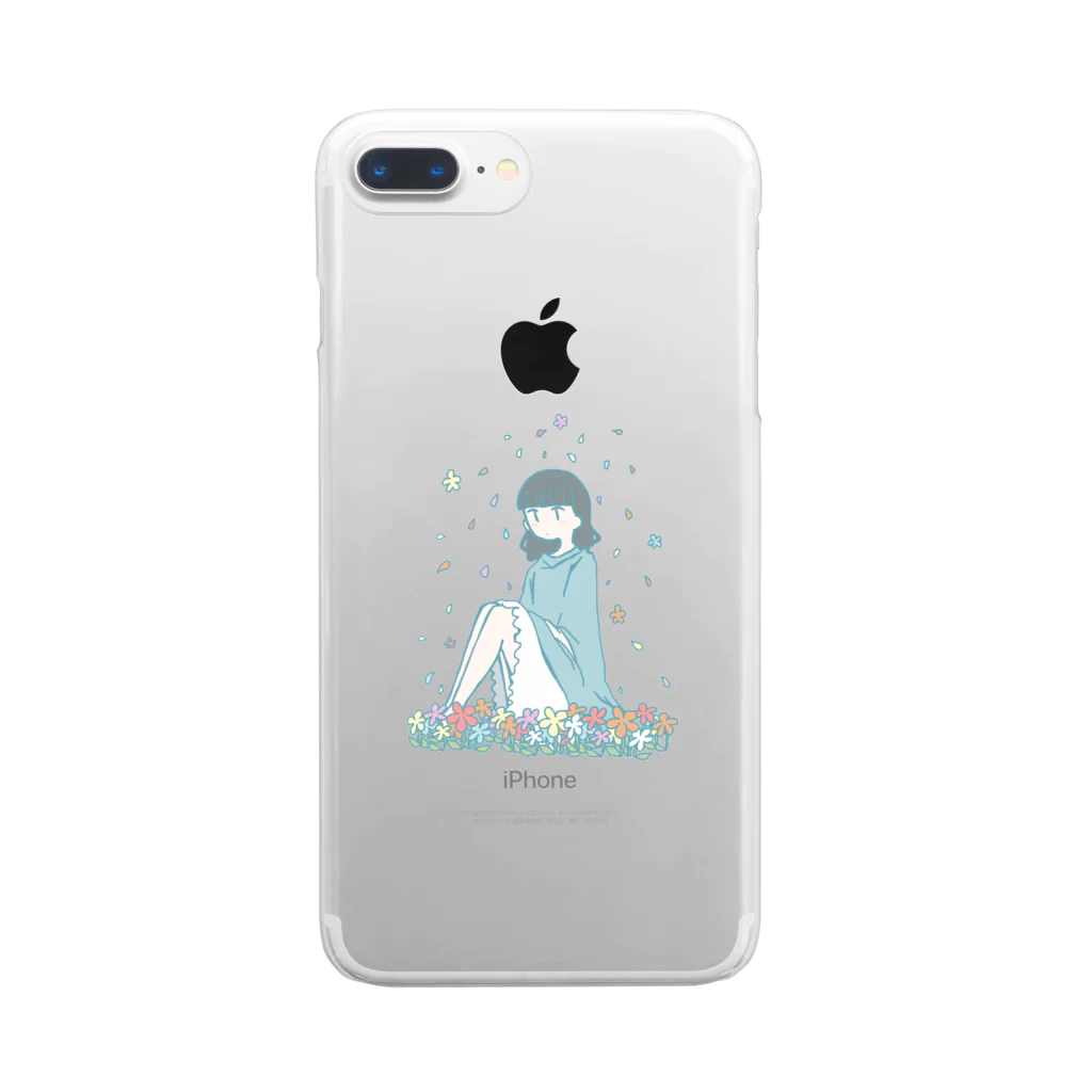 とことこのショップの花だらけ Clear Smartphone Case