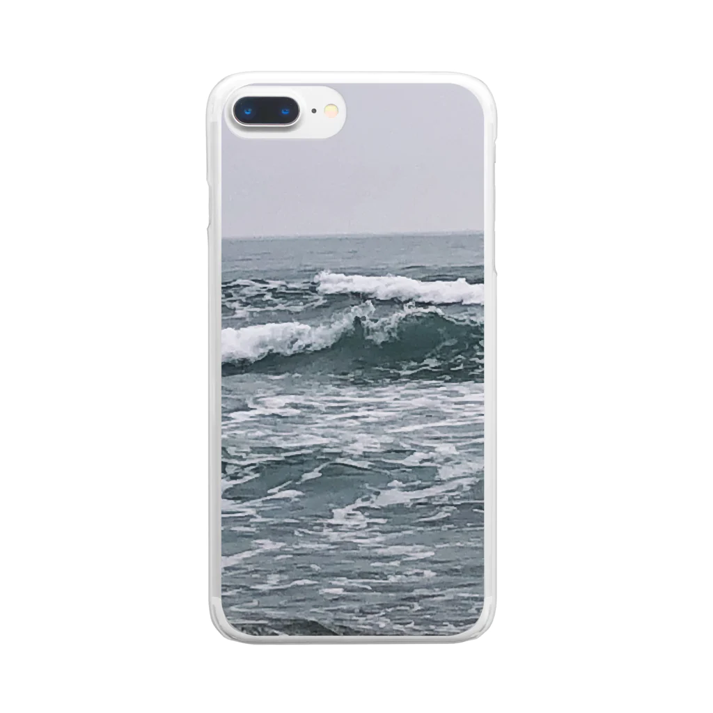 無我のおうちの何時かの海 Clear Smartphone Case