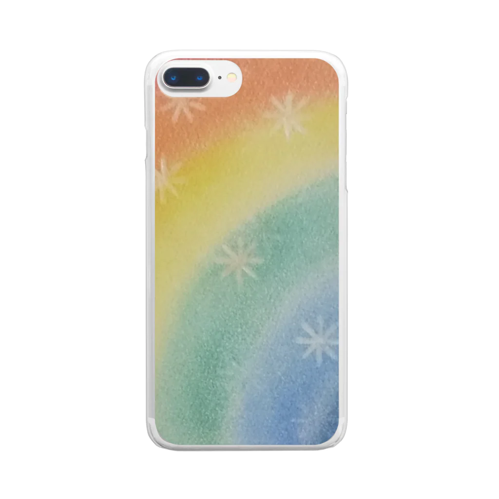 miyu88のレインボー🌈 Clear Smartphone Case