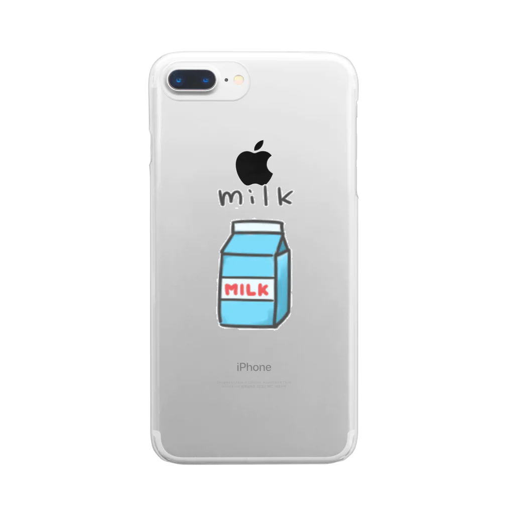 Oitan's SHOPのmilk Clear Smartphone Case