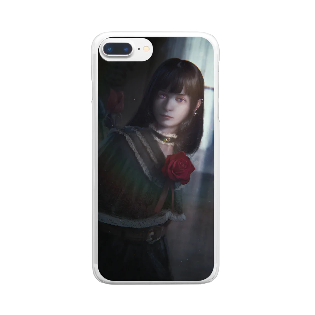 EACLE 深淵歩き絵師の- Variable Roses - Clear Smartphone Case