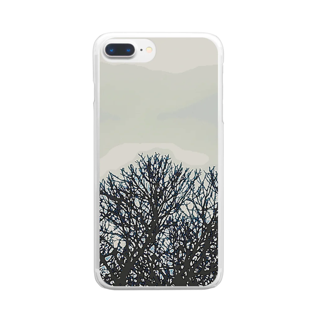 ほしのまるの木々 Clear Smartphone Case