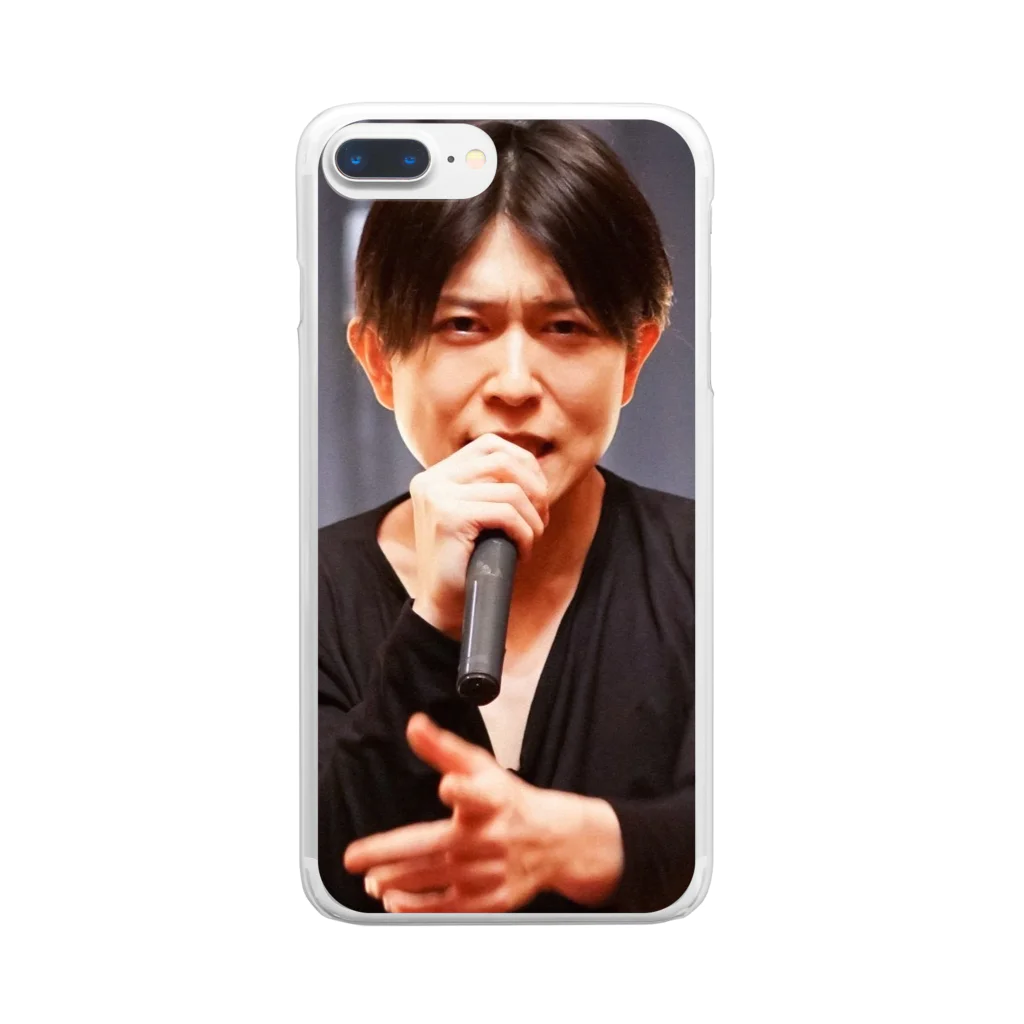 愛の革命家【後藤輝樹】の後藤輝樹シコらせてLIVE Tシャツ Clear Smartphone Case