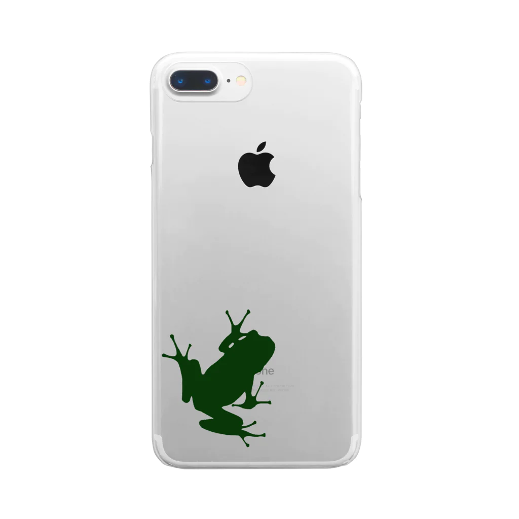 若造の蛙【FROG】 Clear Smartphone Case