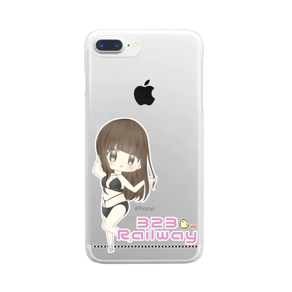 みちゅみん鉄道webshopのみちゅみん鉄道おちちさまver. Clear Smartphone Case