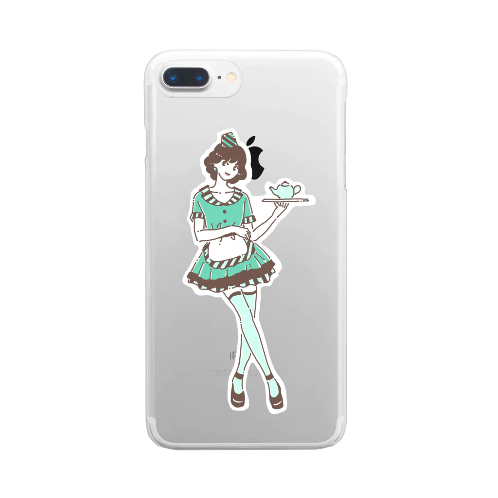 chocomiのチョコミントガール Clear Smartphone Case