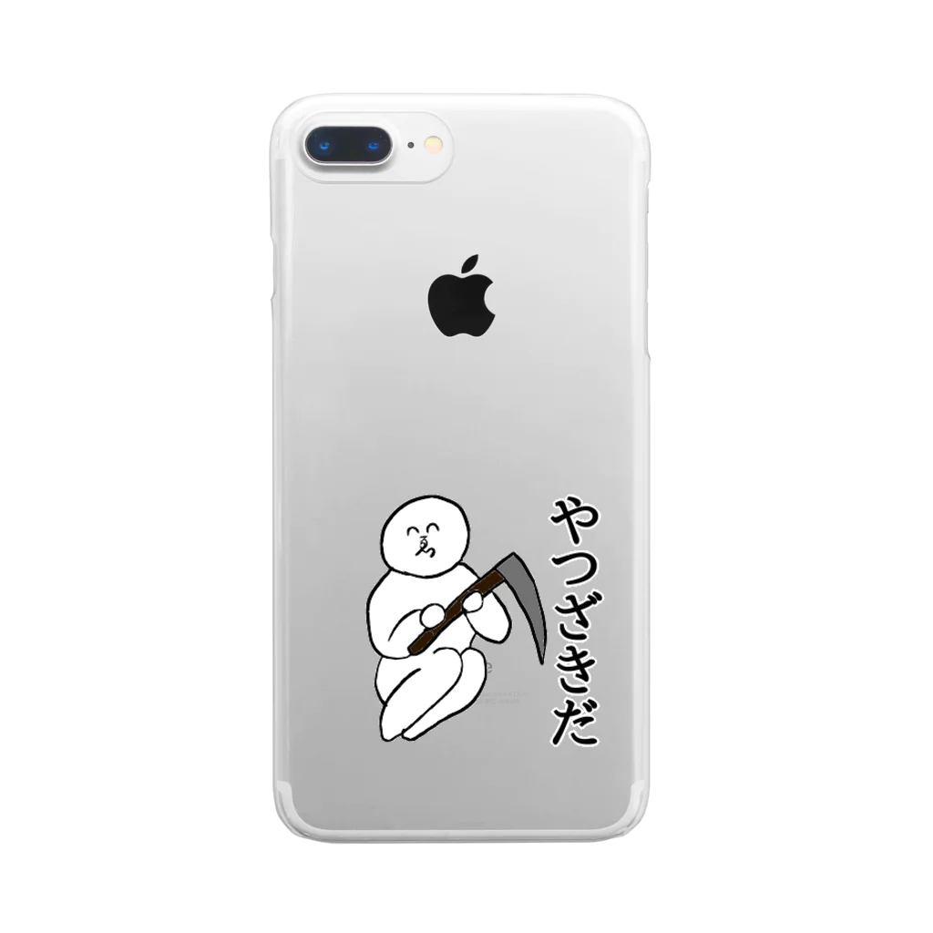 卍鮭＾ゑ＾鮭卍のやつざきだ Clear Smartphone Case