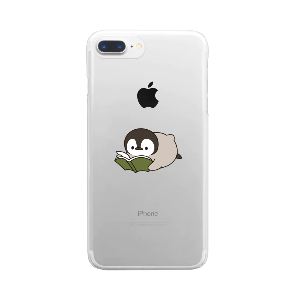 DECORのほのぼの子ペンギン / 読書ver. Clear Smartphone Case