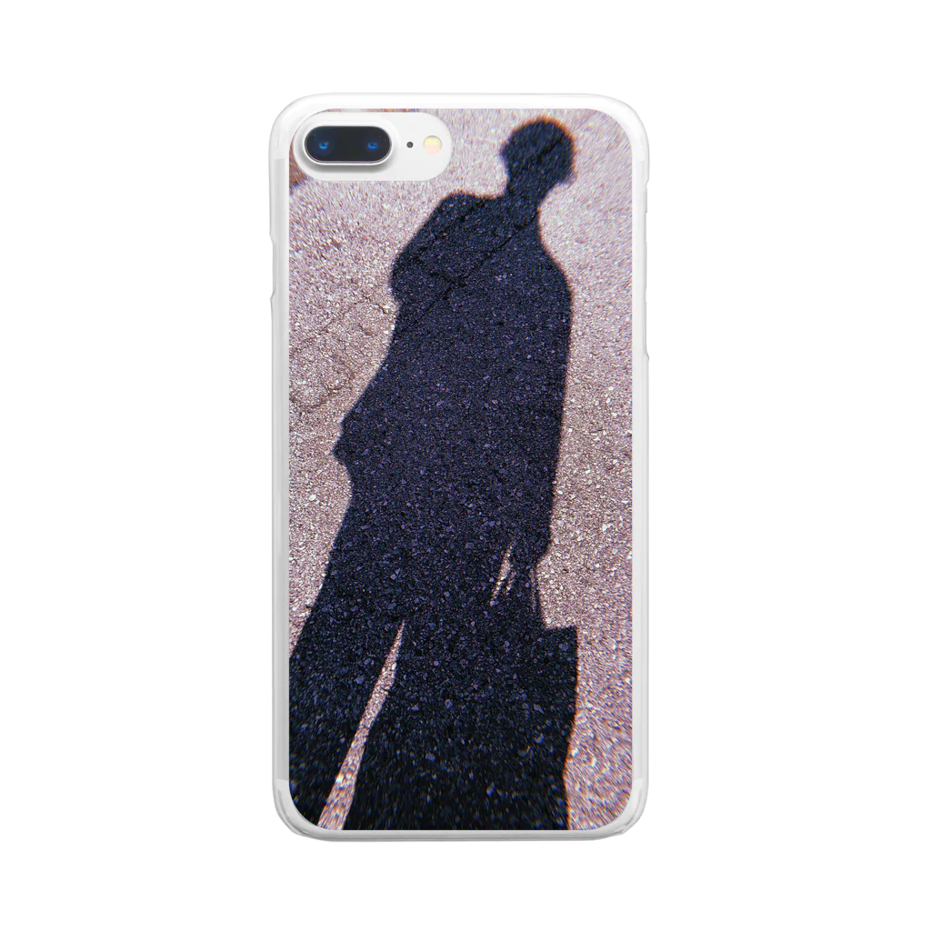 August 22の影絵 Clear Smartphone Case