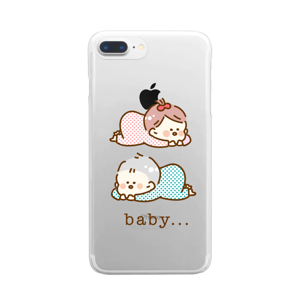 グリ子のbaby... Clear Smartphone Case