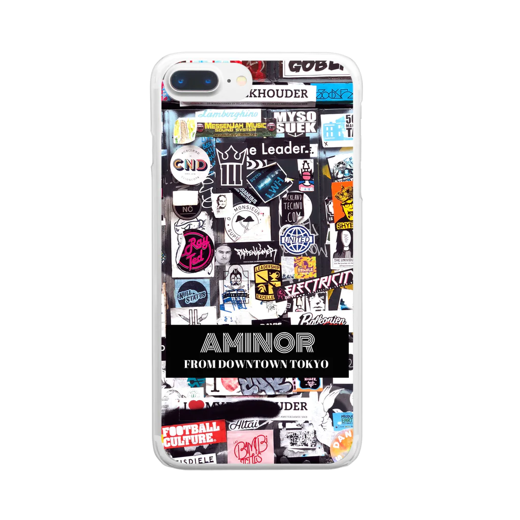 AMINOR (エーマイナー)のWall Stickers Clear Smartphone Case