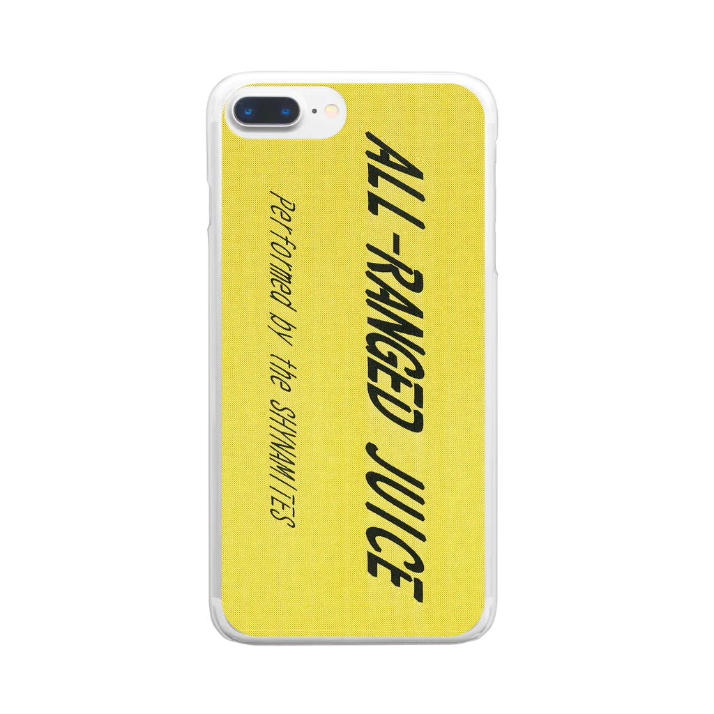 Les survenirs chaisnamiquesのRight90_All-Ranged Juice 2002 ver.-Logo Clear Smartphone Case