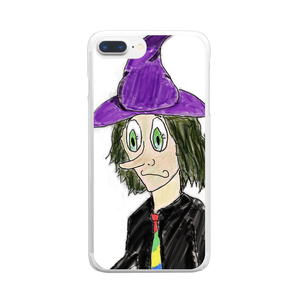 Nakagawa Yの魔法使い（The wizard) Clear Smartphone Case