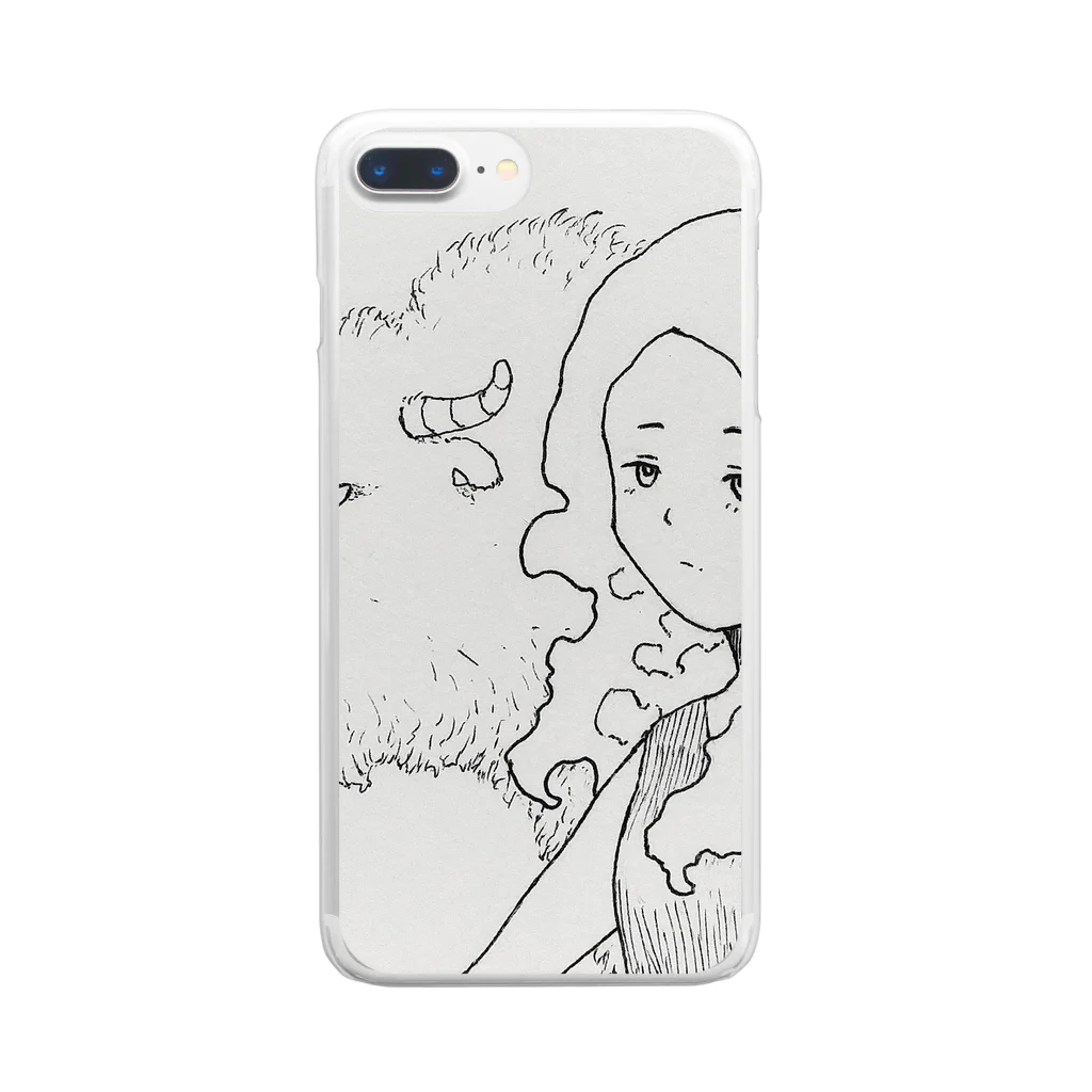 ★ 藤崎幾何 ★ illustrationの友達 Clear Smartphone Case