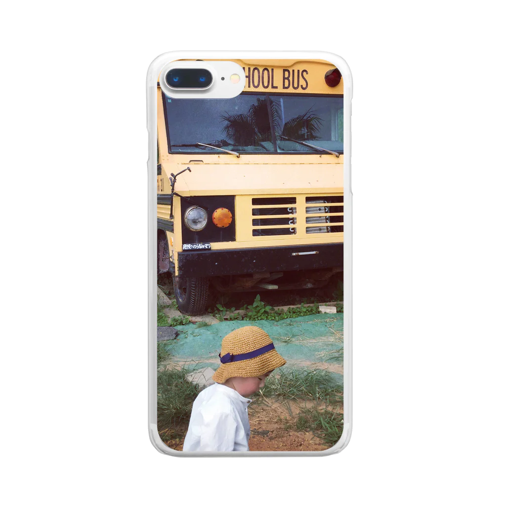 Boppy BopのSchool bus Clear Smartphone Case