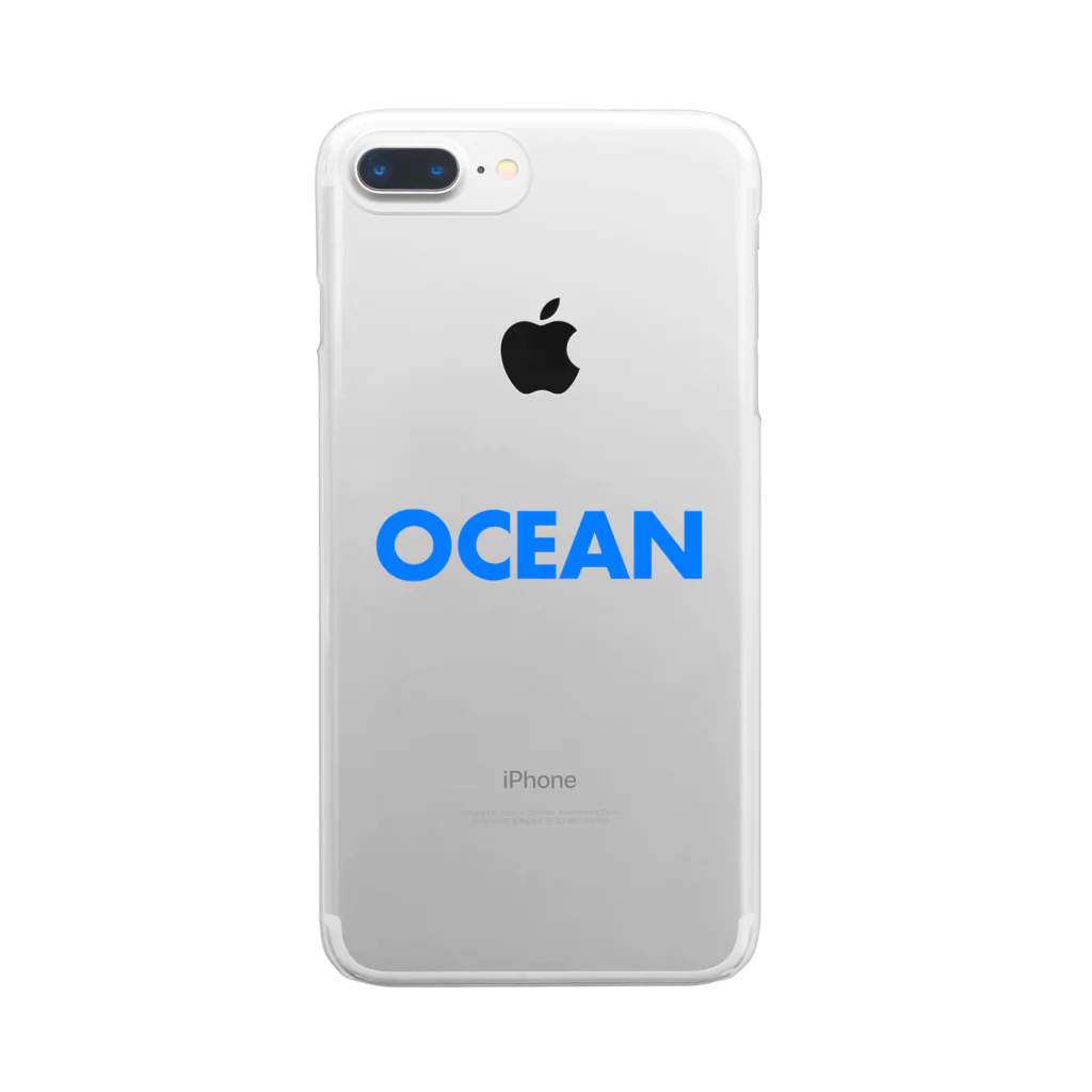 imageampのBLUEOCEAN クリアスマホケース