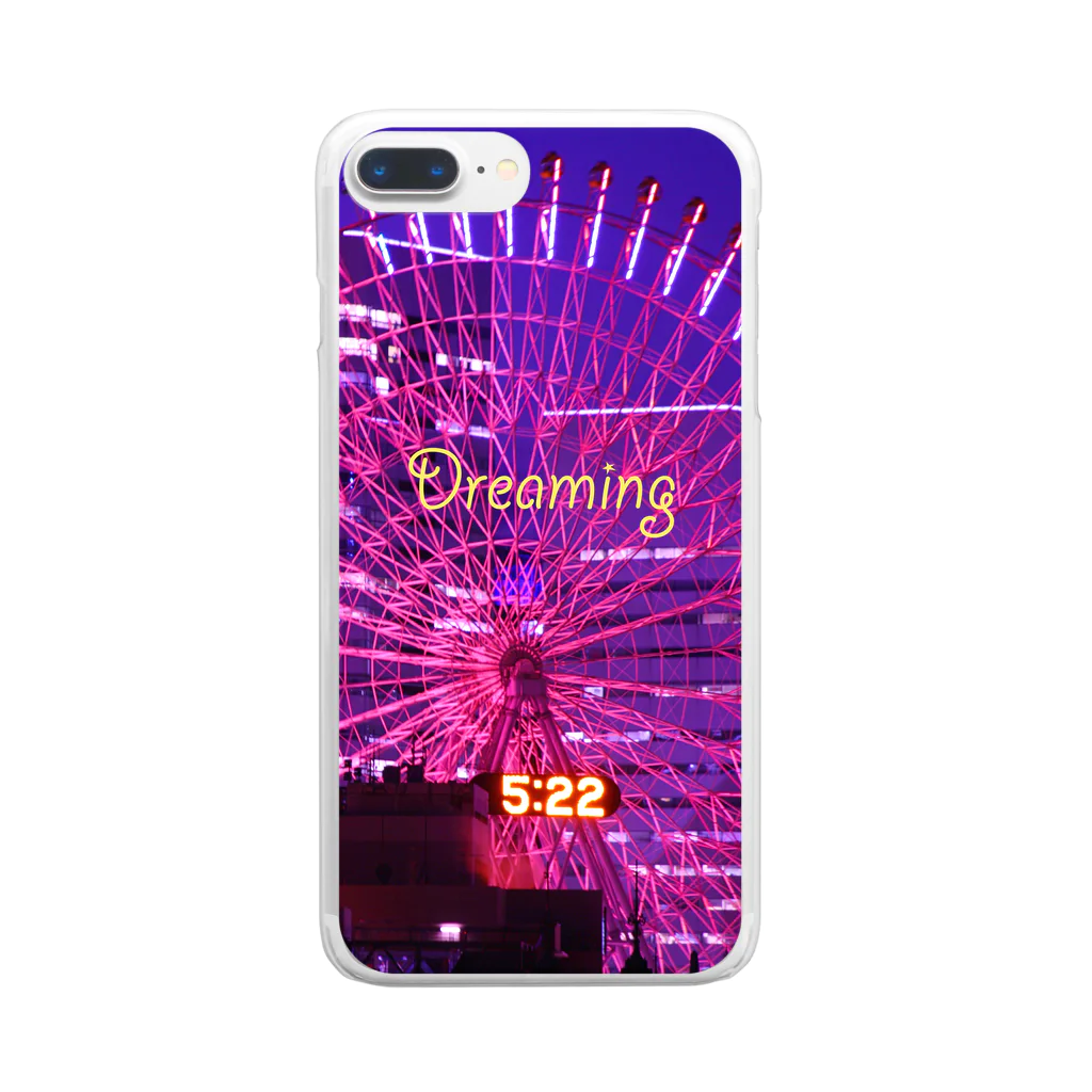 photo-kiokuの横浜夜景４ Clear Smartphone Case