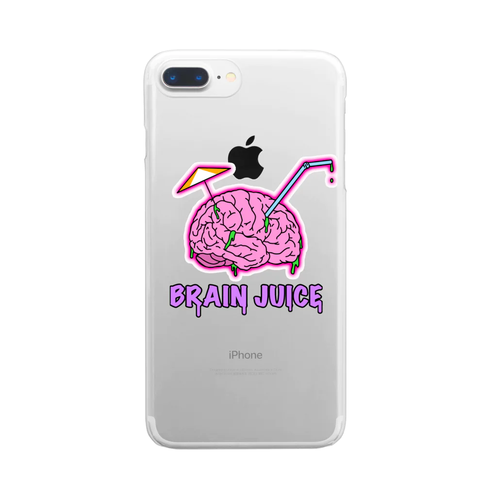 KnocKsのBRAIN JUICE クリアスマホケース