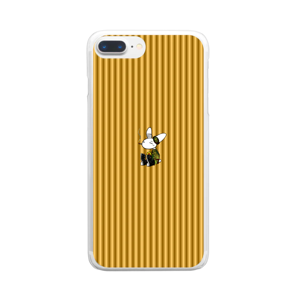 Rabit-shopの[Rabit]スマホケース(黄)[複数機種] Clear Smartphone Case