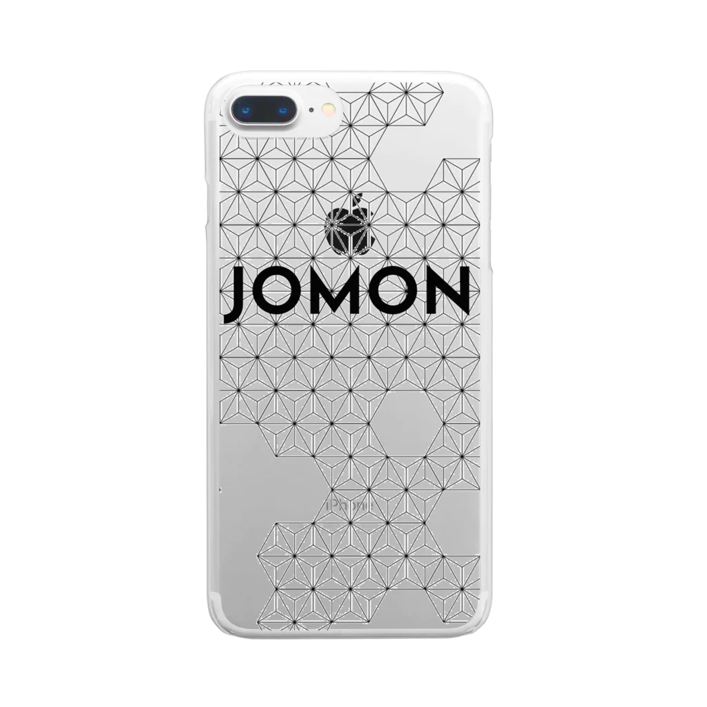 JOMONのJOMON ASANOHA PATTERN クリアスマホケース