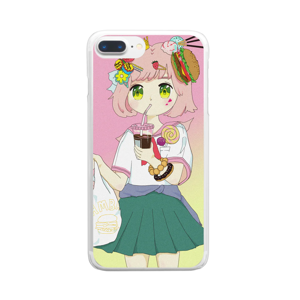 うりの欲望ガール Clear Smartphone Case