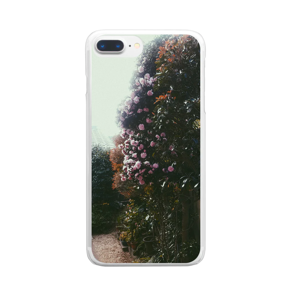 asa.fの山茶花 Clear Smartphone Case