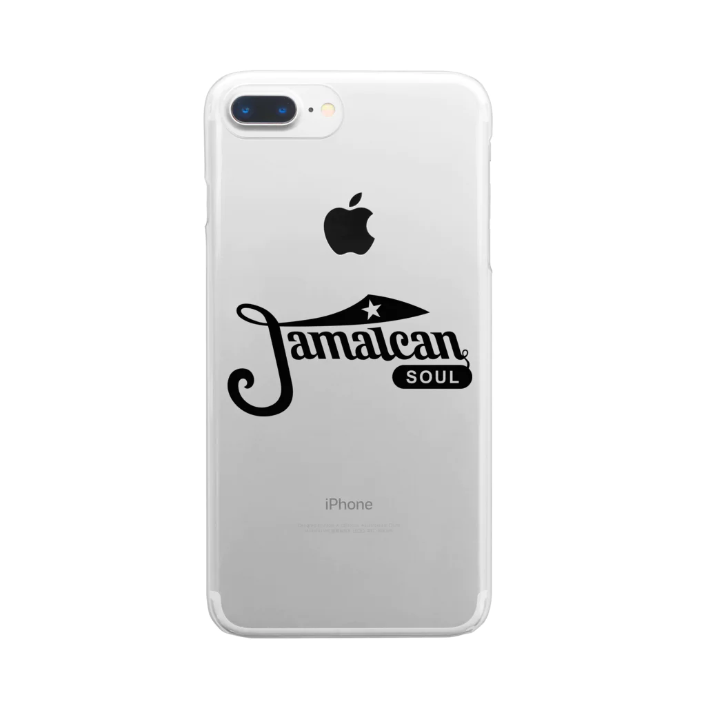 Jamaican Soul（ジャマイカンソウル）のJamaican Soul BLACK Clear Smartphone Case